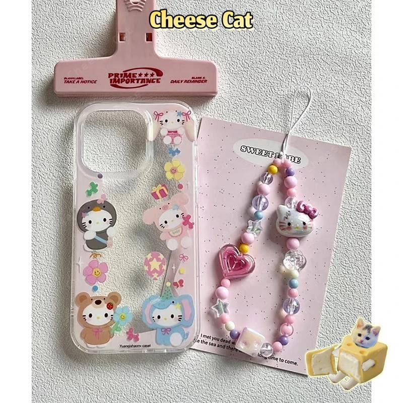 mặc đồ xuyên thấu Kitty Ốp điện thoại di động tương thích với iPhone 11 12 13 14 15 16 17 Pro Max 6 8 7 Plus XR Xs Max