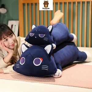 Rytanda Dễ Thương Dài Sang Trọng Gối Genshin Tác Động Lang Thang Sang Trọng Đồ Chơi Scaramouche Plushie Búp Bê Trang Trí Gối Đệm Mềm Nhồi Bông Anime Hình Trao Đổi Giáng Sinh Quà Tặng Sinh Nhật Trang Trí