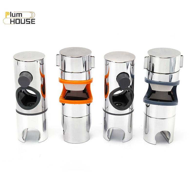 PlumHOUSE Giá đỡ đầu vòi hoa sen có thể điều chỉnh cho thanh trượt Chrome Giá đỡ thanh trượt VN