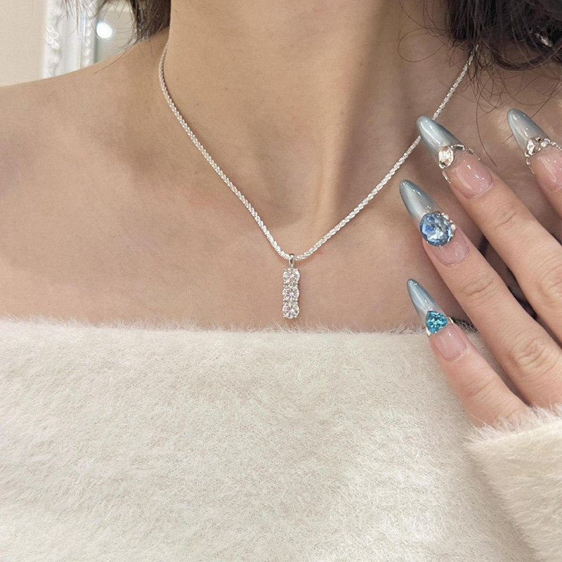 Đá zirconia vòng cổ hình bầu trời đầy sao dành cho nữ