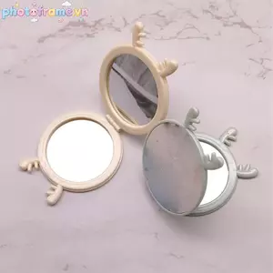 Khung Ảnh Có Thể Gập Lại Gương Trang Điểm Hoa Mini Trang Điểm Vanity Gương Di Động Gương Cầm Tay Hai Mặt Gương Nhỏ Gọn Nhà Thơ Gương Mỹ Phẩm VN