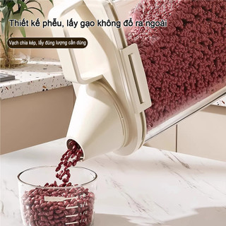 Hộp đựng gạo bằng nhựa cao cấp chống ẩm chống Hộp đựng bột giặt nước giặt nước xả