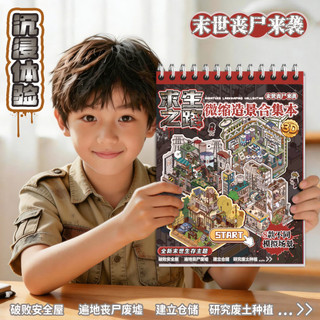 Yuxian Survival Road Micro Kinh Dị Cảnh Quan Miếng Dán Bộ Sưu Tập 3D Kinh Dị Ba Chiều Thu Nhỏ Cảnh Tự Làm Miếng Dán Đồ Chơi