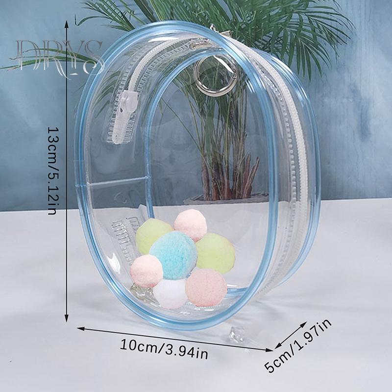 Túi bảo quản búp bê 10cm trong suốt bằng PVC, cotton - Phù hợp cho búp bê anime và hoạt hình mới