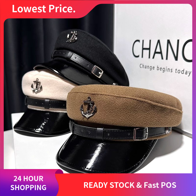 Thời Trang Mũ Beret Da Phong Cách Anh Quốc Cá Tính Cho Nữ