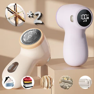 Máy Cắt Lông Xù Quần Áo 2 Trong 1– Lưỡi dao ẩn an toàn, tháo rời dễ vệ sinh, pin trâu sử dụng lâu