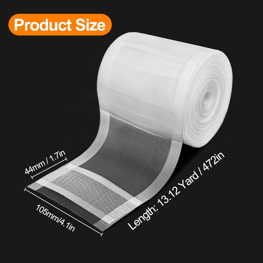 12 M Trắng Nylon Rèm Xếp Ly Băng Thanh Túi May Phụ Kiện DIY Rèm