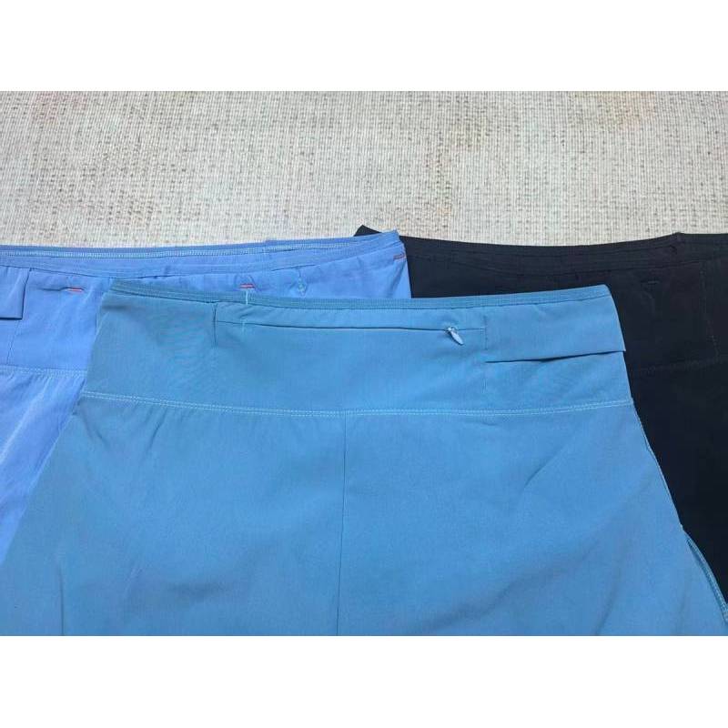 [Hàng có sẵn] Quần short thể thao khô nhanh thoáng khí nhẹ Chạy bộ đường trường Marathon Quarter lót thắt lưng Quần
