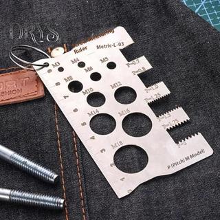 (TFT) Vít Thread Pitch Gauge Thước Đo Dụng Cụ Đo Bu Lông Đai Ốc Số Liệu Gia Công Sợi Vít Máy Đo Góc Mô Hình Đo MỚI