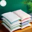 PUSKY 1 / 3 Chiếc Sợi Tre Xốp Rửa Chén Rag Cọ Rửa Miếng Lót Có Thể Tái Sử Dụng Không Dầu Hai Mặt Bàn Chải Gia Đình Dụng Cụ Vệ Sinh Nhà Bếp VN