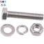 316 Chất liệu thép không gỉ Kết hợp lục giác bên ngoài Bu lông vít đai ốc Bộ máy giặt đàn hồi phẳng Vít M3M4M5M6M8