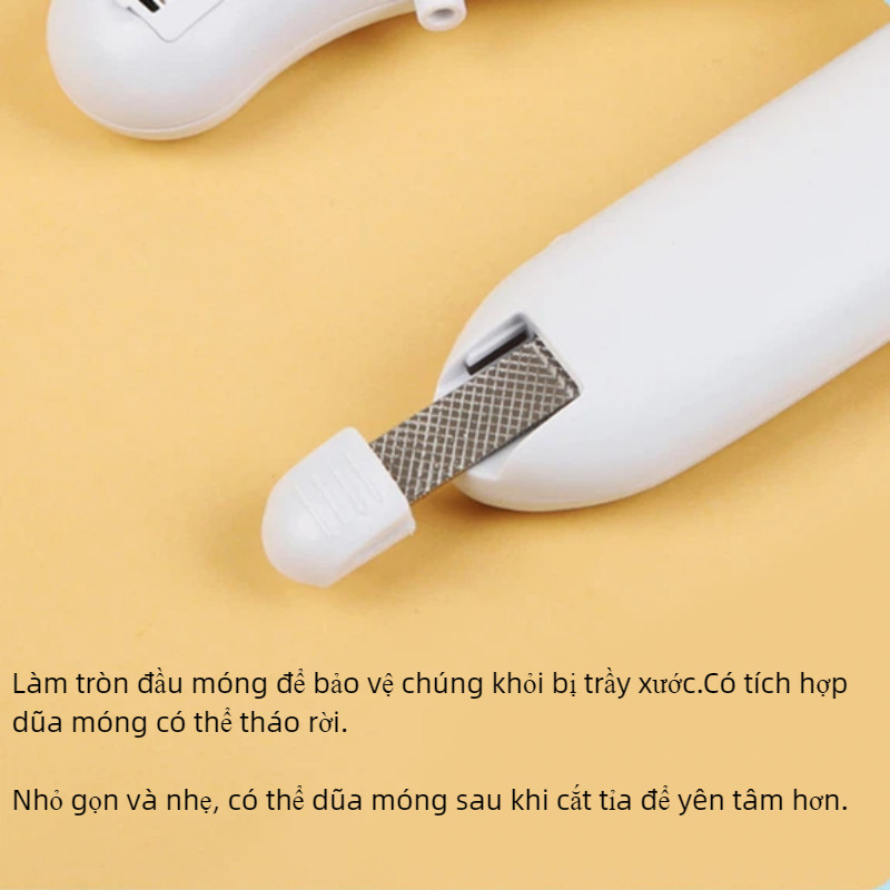 Kìm Cắt Móng Cho Chó Mèo【Đèn LED】- Cắt Và Mài 2 Trong 1, An Toàn, Dễ Dùng Cho Thú Cưng