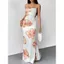 Váy dây gợi cảm in hình kỳ nghỉ, thiết kế slim-fit, phù hợp cho những ngày hè