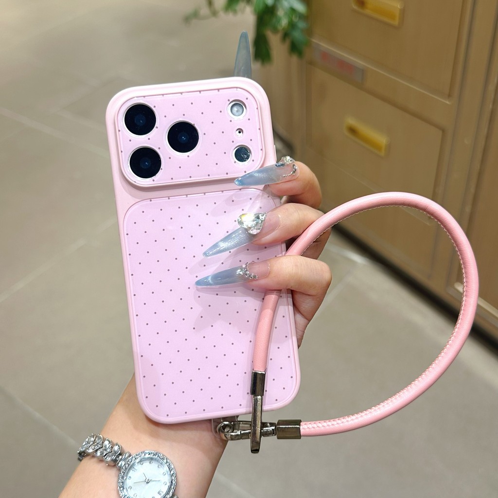 Ốp điện thoại chấm bi màu kẹo cho iPhone 17 Pro Max 17 Air 16 Plus 15 14 13 Vỏ điện thoại chống rơi