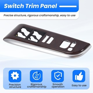 74232-06490-E0 Xe Phía Trước Cửa Sổ Nâng Công Tắc Viền Bảng Điều Khiển Công Tắc Viền Bảng Điều Khiển Cho 7Th 2012-2017 74232-06490-