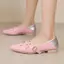 VNMZZG34-39 Kích Thước Lớn Xuân Hè Phong Cách Mới Thắt Lưng Khóa Mũi Nhọn Miệng Nông Giày Bằng Sáng Chế Da Tương Phản Màu Thấp Gót Giày Nữ Muỗng Giày