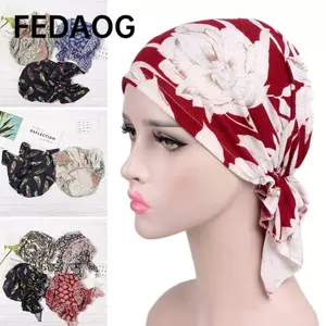 Mũ quấn đầu FEDAOG Khăn quàng cổ nữ Mũ hóa trị ung thư Hồi giáo
