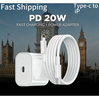 Hỗ trợ bán sỉ Bộ Sạc Nhanh PD 20W/27W Type-C to C - Công nghệ 3C mới- Phù Hợp iP 8-17 - Hàng sẵn kho, giao nhanh