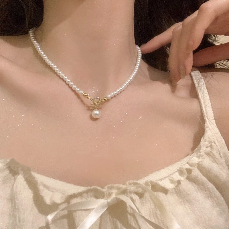 Mặt dây chuyền hạt ngọc trai thời trang, phù hợp nhiều dịp cho nữ
