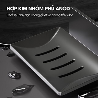 Khay xà phòng inox 304 không khoan Khay/Kệ Đựng Xà Phòng, Thoát Nước Tự Động, Dán Tường, Không Khoan Đục