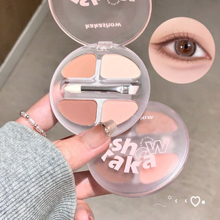 Bảng phấn mắt KAKASHOW Highlight Matte Highlight Shadow Pha trộn phấn mắt Trang điểm mắt toàn diện
