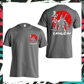 Áo thun Cotton nguyên chất Nhật Bản Samurai Street Unisex Quần áo