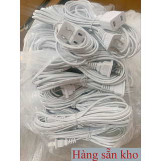 Dây nối dài 5 mét  + phích cắm chân dẹt ( tiêu chuẩn Mỹ )  - Hàng sẵn kho