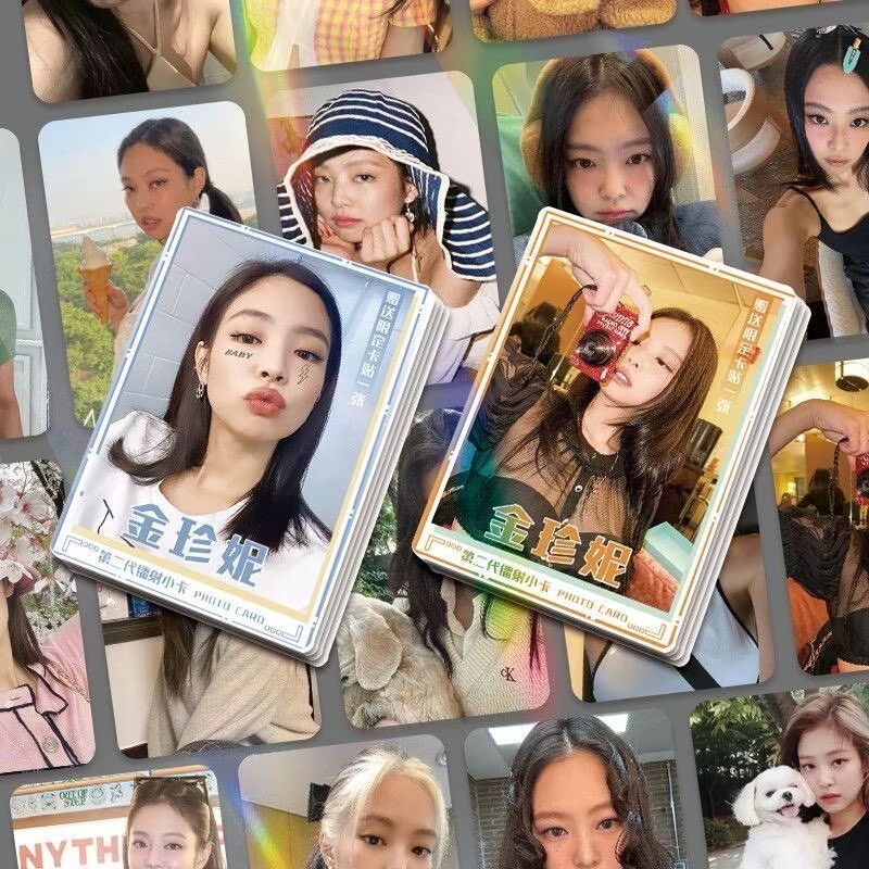 55 Chiếc BP Lisa Rockstar Lomo Cards HANK & ROSE JISOO Kỷ Niệm 7 Năm Sinh Ra Thế Giới Tour Photocards JENNIE Solo Bưu Thiếp YM