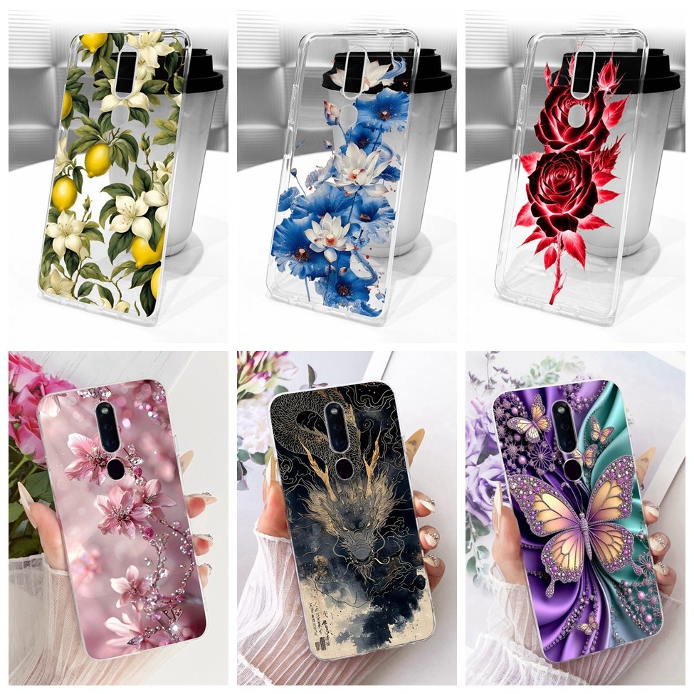 Ốp Lưng Trong Suốt Oppo F11Pro CPH1969 CPH2209 CPH1987 Ốp Lưng Oppo F11 Pro Thời Trang Thẩm Mỹ Bướm Ngộ nghĩnh Dễ Thương Sơn