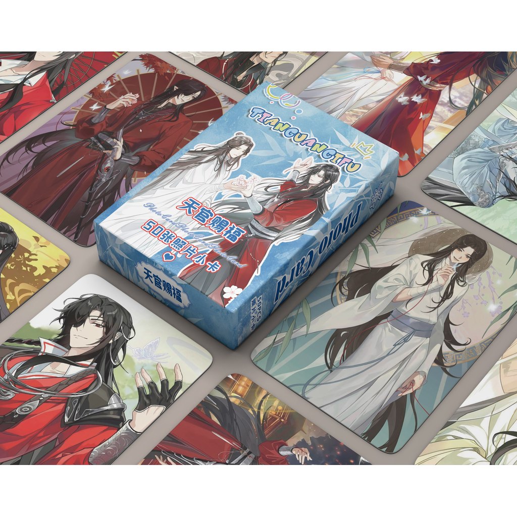 50-92 Chiếc Manga Manhwa Heaven Official 's Blessing Laser Holographic Lomo Cards Grand master of Demonic tu luyện Photocards San Lang Hua Cheng Hologram Bưu Thiếp YM