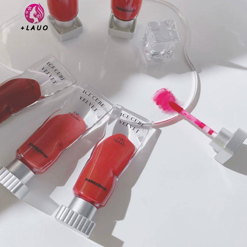 Springevenstar Lce Crystal Matte Lip Gloss Son môi dưỡng ẩm lâu trôi Trang điểm bóng cho quà tặng Sản phẩm trang điểm Chăm sóc môi Springevenstar