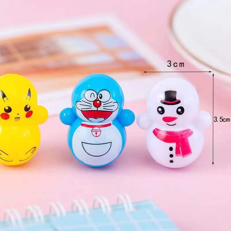 Combo 10 Lật đật mini, đồ chơi cho bé dễ thương squid game - Lật đật mini nhiều mẫu cute quà tặng cho trẻ em