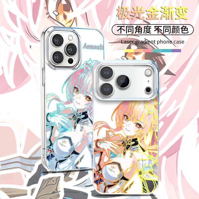 Ốp điện thoại Wuthering Waves / Aemeath / Aemeath iPhone Vivo Naruto Xiaomi 15 Mecha Girl OPPO / vdcss