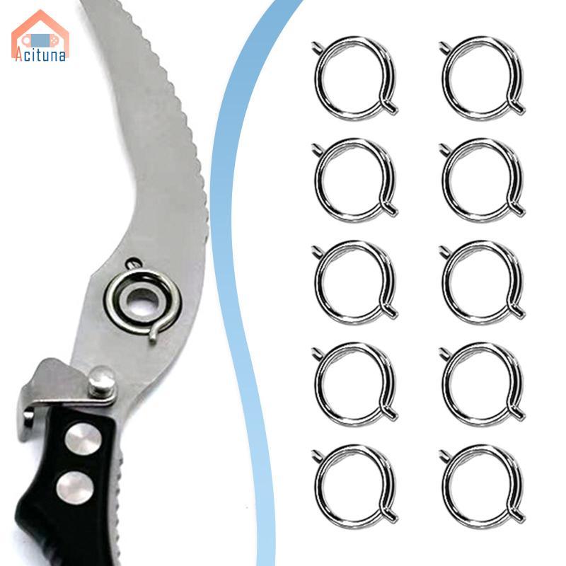 10 Chiếc Kéo Lò Xo Linh Kiện Thiết Yếu Tự Động Trở Lại Thép Dễ Dàng Lắp Đặt Nhà Bếp Kéo Phần Thay Thế