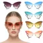 Kính râm mắt mèo IAPPORTUNIA, Kính râm bướm chống tia cực tím màu Tint, Kính râm không vành phổ biến phong cách Flash dành cho nữ