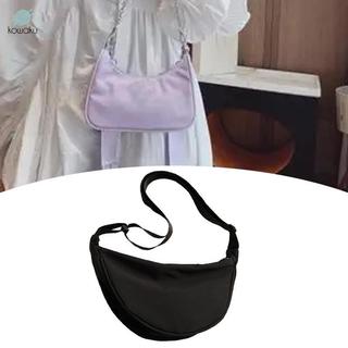 Túi đeo chéo lưỡi liềm thời trang, dung tích lớn, dây đeo có thể điều chỉnh, phù hợp nam nữ