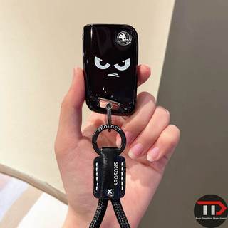 Vỏ chìa khóa xe Skoda TPU Thích hợp cho Clear / Komik / Clear / Speedy / Crystal / Clear / Clear / Xindong