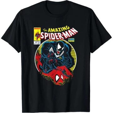 Áo thun dành cho người lớn Marvel Spider-Man VS Venom Bloody Battle Comic Cover - Quần áo - Quần áo - Quần áo nam - Quần áo nữ - Quần áo bé trai - Quần áo bé gái - Quần áo nam - Quần áo nữ - Quần áo U