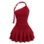 Treeling Halter Neck Bodycon Midi Dress với nhiều lớp chi tiết cho chuyến đi chơi và ngày mùa hè