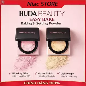 【Chính Hãng】Phấn Phủ Bột ℍ𝕌𝔻𝔸 𝔹𝔼𝔸𝕌𝕋𝕐 𝗘𝗔𝗦𝗬 𝗕𝗔𝗞𝗘 𝗖𝗛𝗘𝗥𝗥𝗬 𝗕𝗟𝗢𝗦𝗦𝗢𝗠 𝗖𝗔𝗞𝗘 | Kiềm Dầu, Mịn Da