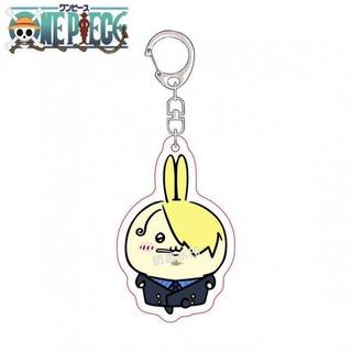 Chiikawa-Một mảnh Khỉ Luffy Roronoa Zoro, móc khóa acrylic anime, phụ kiện trang sức, charm