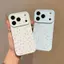 Bow Bow Flower cho 17 16pro trường hợp điện thoại iPhone 15 tốt lỗ gạo nếp trường hợp 14 13pro11 mềm trường hợp