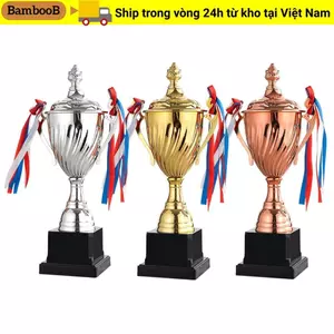 Cúp cúp BAMBOOB, Cốc chiến thắng lưu niệm 35 / 32 / 29CM, Trò chơi thể thao Vàng Bạc Đồng Đạo cụ thi đấu Lưu niệm Cúp bóng đá