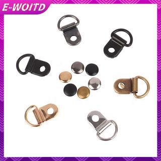 E-WOITD 10 Bộ D Ring Bule cho túi sửa chữa Đi bộ đường dài Giày leo núi Sửa chữa thực tế Bule DIY Craft Bag Phụ kiện trang trí kim loại E-WOITD