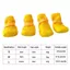 GILL 4 Cái / bộ Giày Cho Chó, Giày Cho Thú Cưng Có Thể Điều Chỉnh Chống Trơn Trượt, Chống Bẩn Dễ Thương Chống Thấm Nước Thoáng Khí Chân Cho Chó Mùa Thu Đông