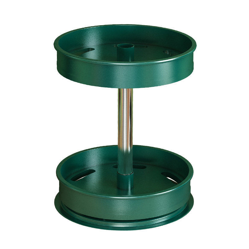 Giá xoay gia vị tròn, kệ đựng dầu nước muối giấm, hộp bảo quản nhà bếp RZH2