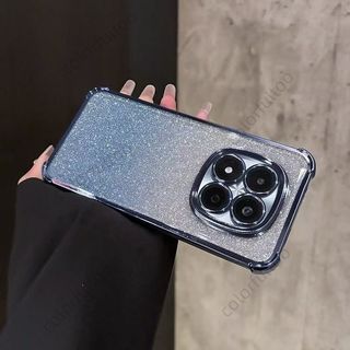 Ốp Chống Sốc Redmi Note 15 2026 Cho Redmi Note 15 14 Pro Plus + 15Pro + Note14 Note15Pro 4G 5G Ốp Lưng Mạ Trong Suốt Lấp Lánh Bling Gradient Silicon Mềm Ốp Lưng Túi Khí