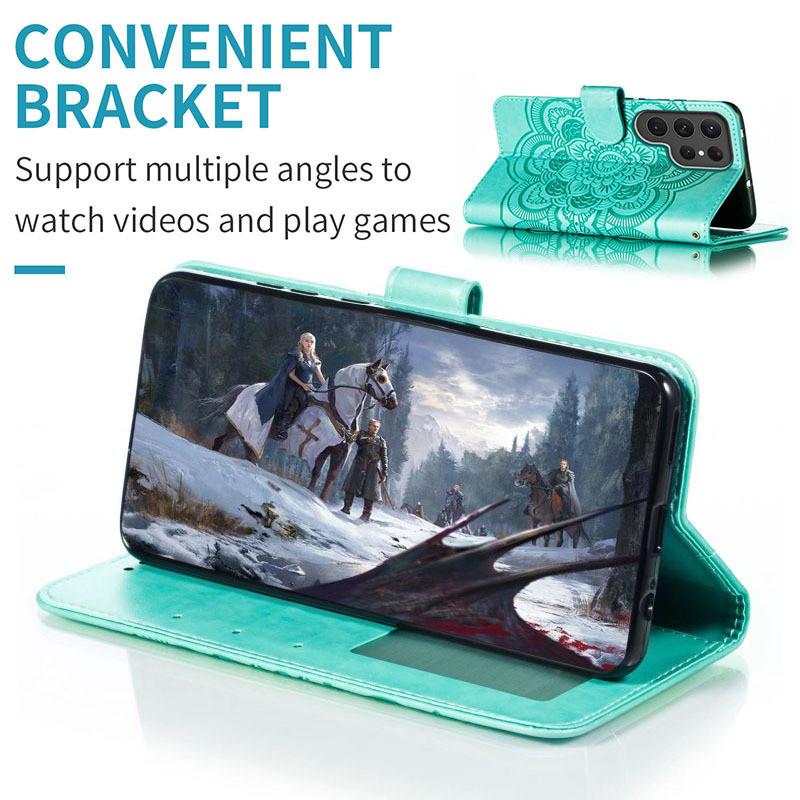 Emboss Hoa Da Ốp Lưng Điện Thoại ZTE Blade Nubia V80 Max Datura Ví Flip Book Case Cover Funda