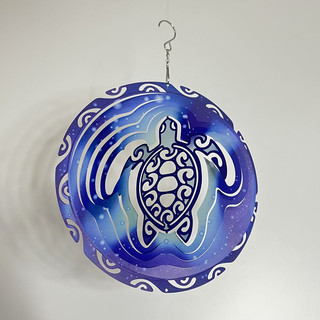 3D Rùa Biển Chuông Gió Gió Xoay Trong Nhà Ngoài Trời Sáng Tạo Trang Trí Cung Cấp Xoay 360 Độ Phong Cách Đại Dương Quyến Rũ EV3J