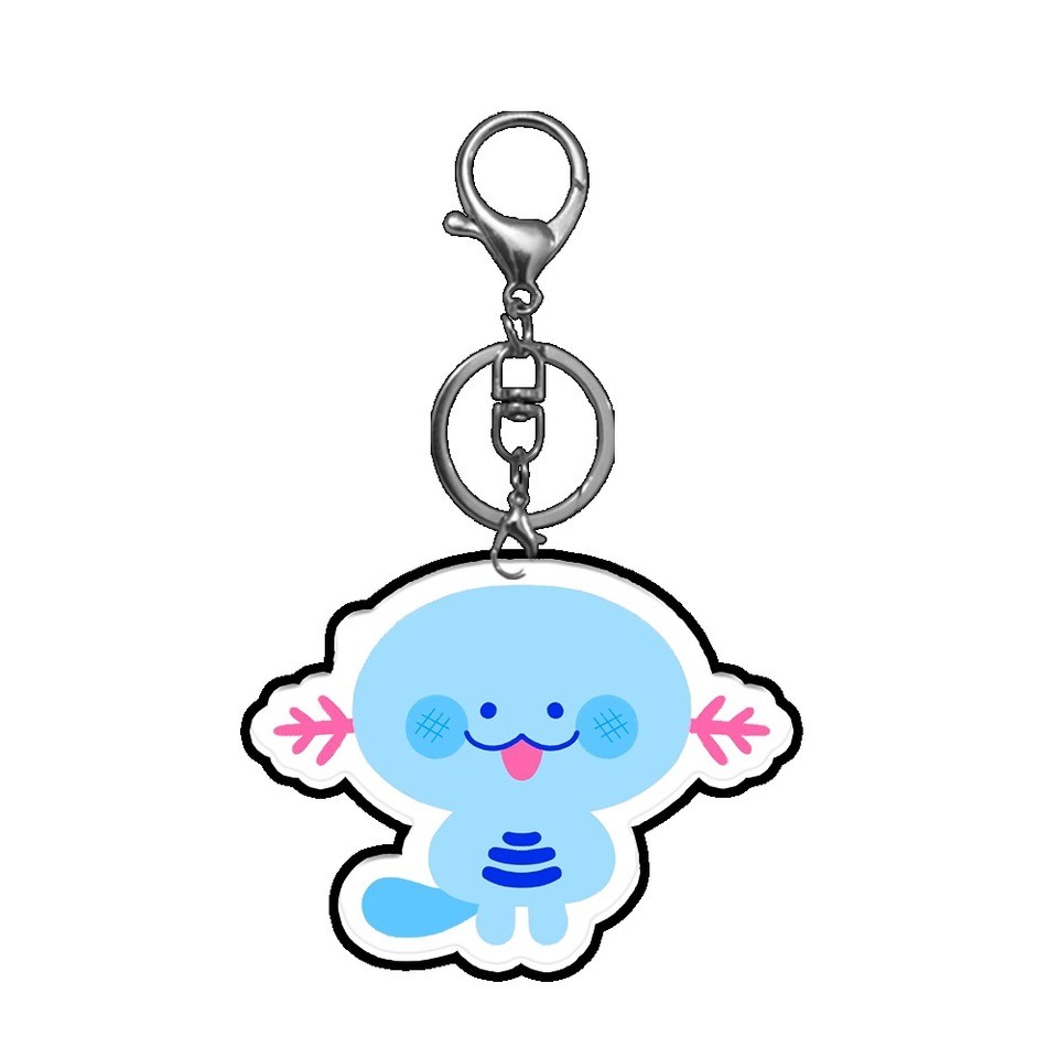 Diy Custom Clefairy Togepi Wooper Q Version Acrylic Keychain Cute Cartoons Backpack Pendant Accessories Creative Holid
